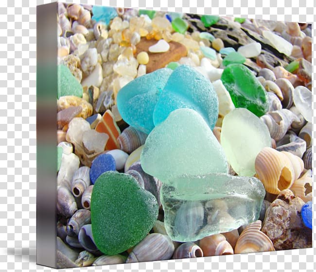Glass Beach Sea glass, sea transparent background PNG clipart