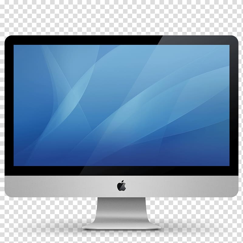 silver iMac, Imac Apple Monitor transparent background PNG clipart