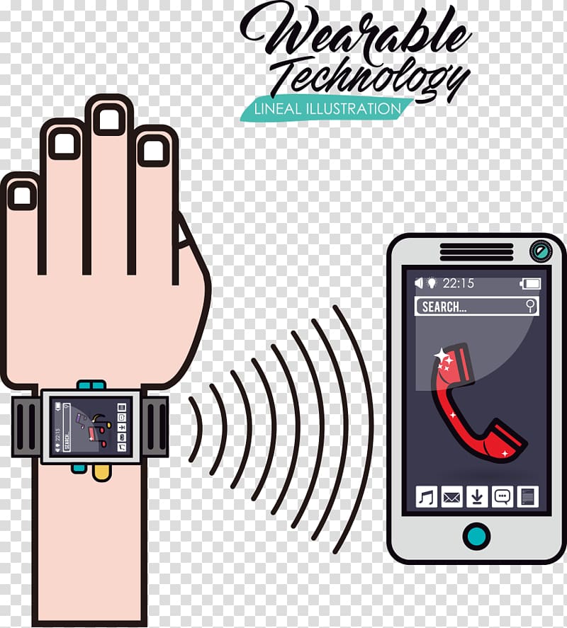 Mobile phone Drawing, watch and phone contacts transparent background PNG clipart