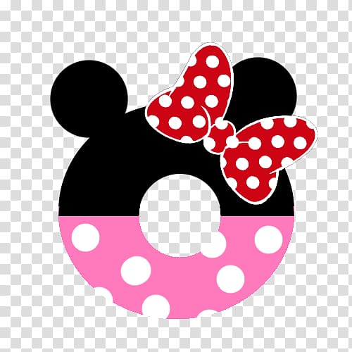 Minnie Mouse doughnut illustration, Minnie Mouse Mickey Mouse Female , MINNIE transparent background PNG clipart