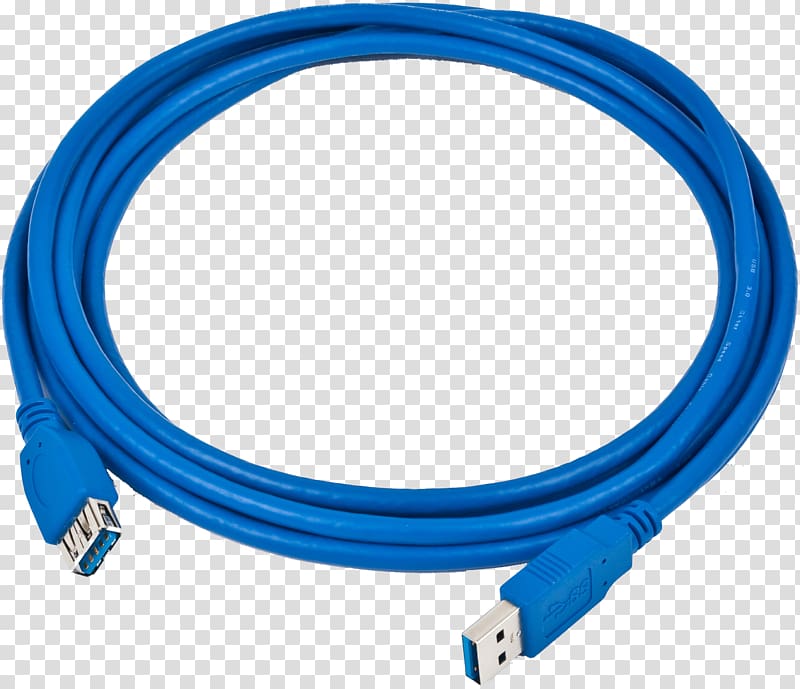 USB 3.0 Electrical cable Extension Cords Electrical connector, USB transparent background PNG clipart