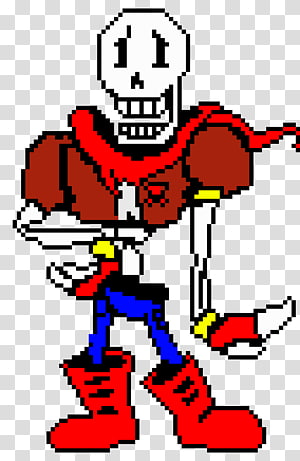 Papyrus 42 Undertale Pixel Art PNG, Clipart, Area, Art, Artwork, Digital Art,  Drawing Free PNG Download