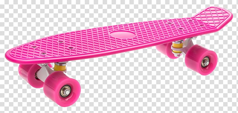 Pink Skateboard Penny board Polyurethane Longboard, skateboard transparent background PNG clipart