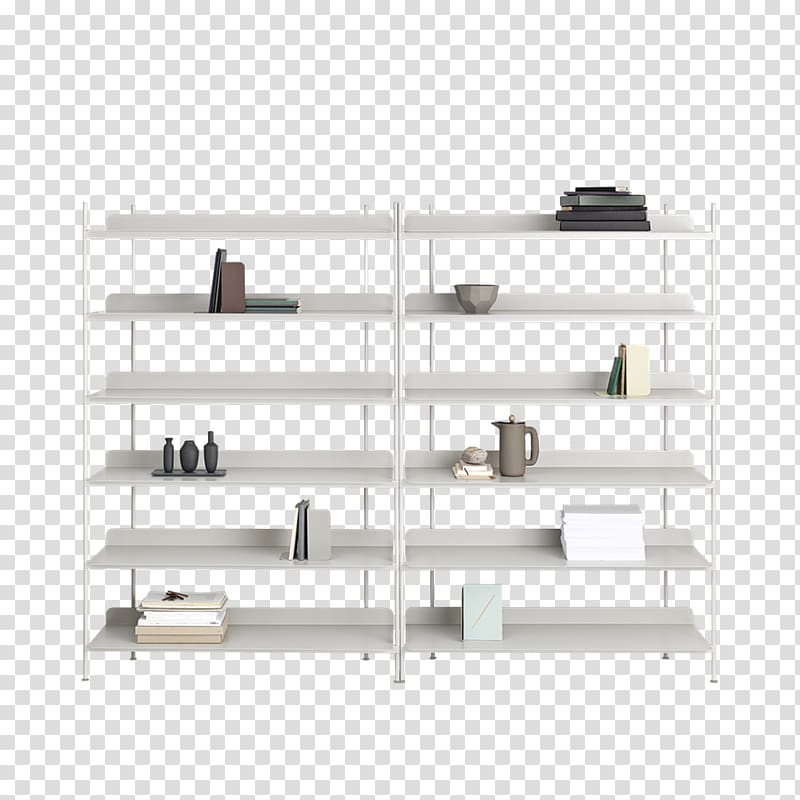 Table Muuto Shelf Bookcase Furniture, bookcase transparent background PNG clipart