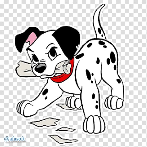 Dalmatian dog Puppy Perdita Pongo , puppy transparent background PNG clipart
