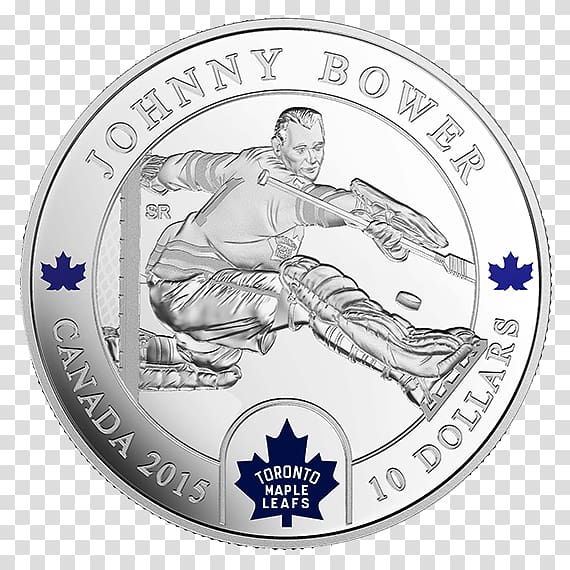 Coin National Hockey League Canada Goaltender Ice hockey, inkjet floating effect transparent background PNG clipart