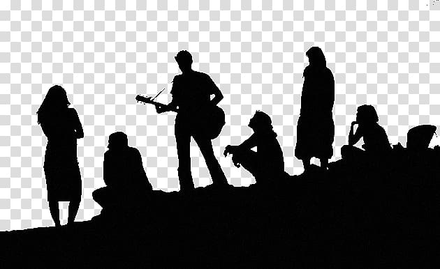 band silhouette transparent background PNG clipart