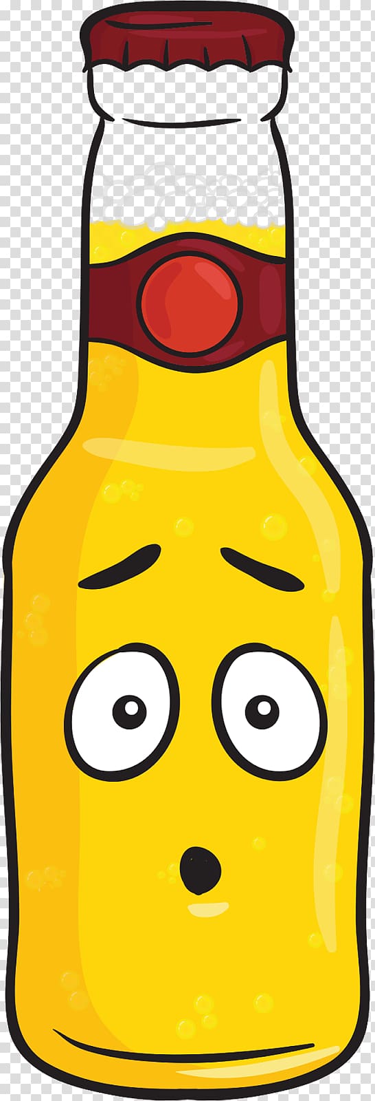 Beer bottle Malt liquor Alcoholic drink, beer Emoji transparent background PNG clipart