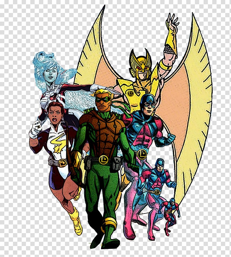 Superhero Legion of Super-Heroes L.E.G.I.O.N. Fatal Five, hero transparent background PNG clipart