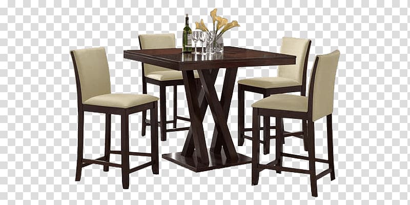 Table Dining room Bar stool Chair Furniture, dining table top transparent background PNG clipart