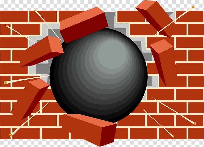 Stone wall Brick , wall hole transparent background PNG clipart
