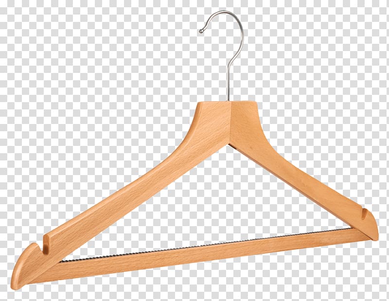 brown wooden clothes hanger, Wooden Clothes Hanger transparent background PNG clipart