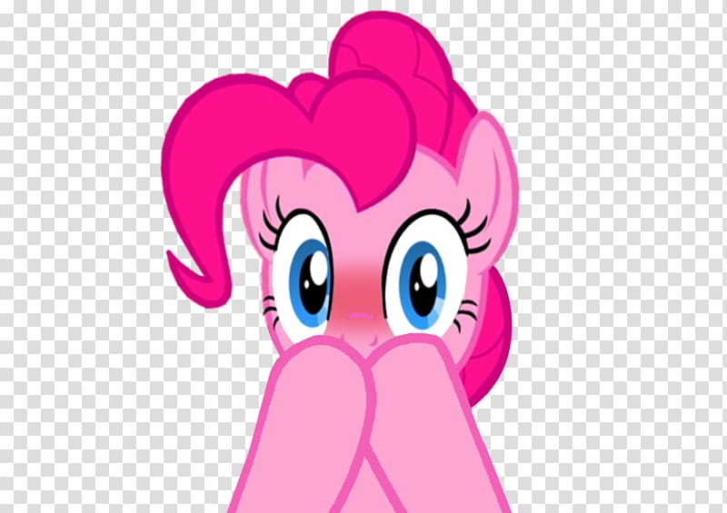 Pinkie Pie Rainbow Dash Horse Voice Actor , blush transparent background PNG clipart