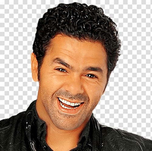 man in black top, Jamel Debbouze Portrait transparent background PNG clipart