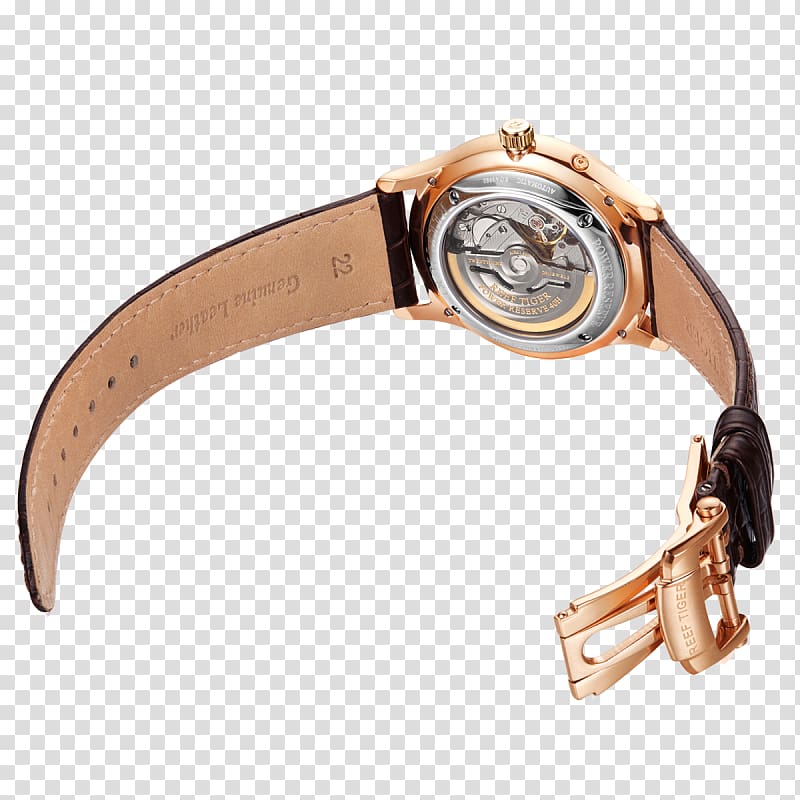 Watch strap Hanoi Clock Movement, upscale men\'s clothing accessories border texture transparent background PNG clipart