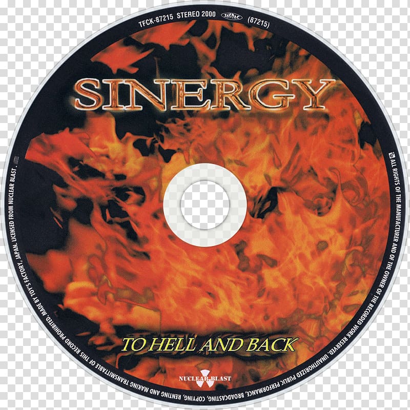 To Hell and Back Sinergy Album Compact disc Music, Sinergy transparent background PNG clipart