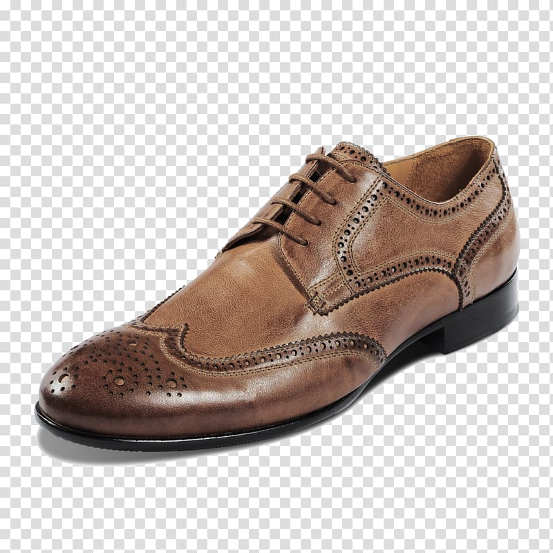 Dress shoe Leather Business casual, Carved leather shoes men transparent background PNG clipart