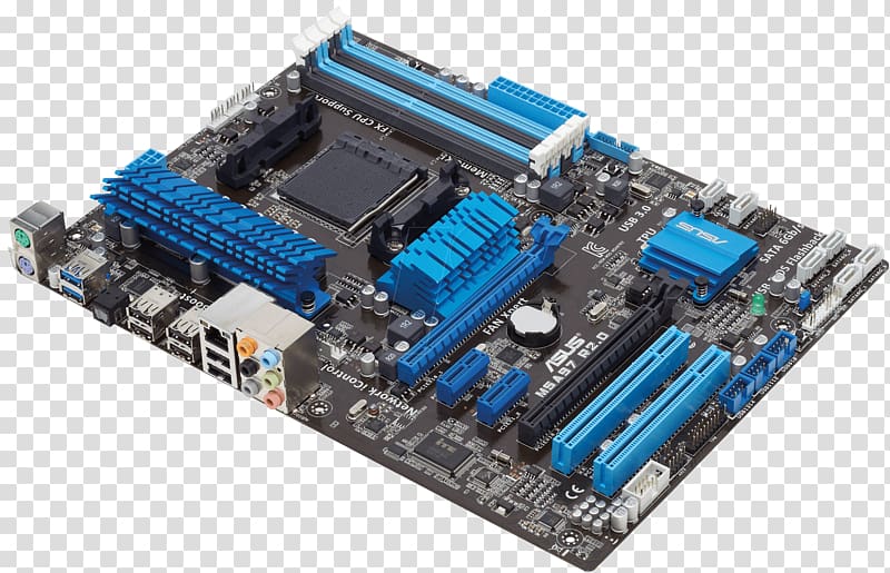 Motherboard Socket AM3+ AMD FX AMD CrossFireX, cpu transparent background PNG clipart