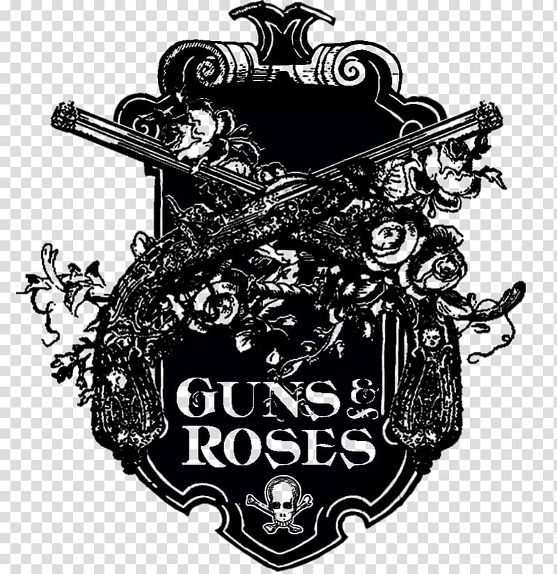 Logo Guns N\' Roses Graphic design, music band transparent background PNG clipart