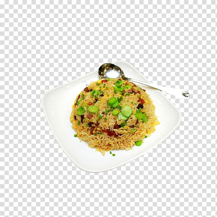 Indian cuisine Fried rice Hot pot Chinese sausage Vegetarian cuisine, Kale fried rice transparent background PNG clipart