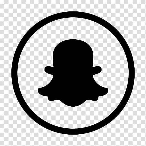 Social media Computer Icons Snapchat, Icon Snap chat, social Media, black  And White, snapchat png | PNGWing