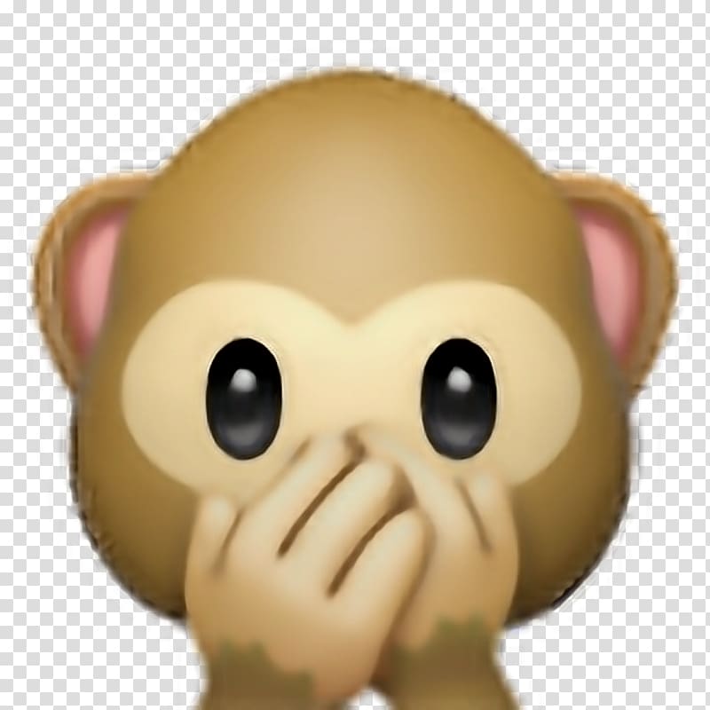 Emojipedia Sticker Monkey, blushing emoji transparent background PNG clipart