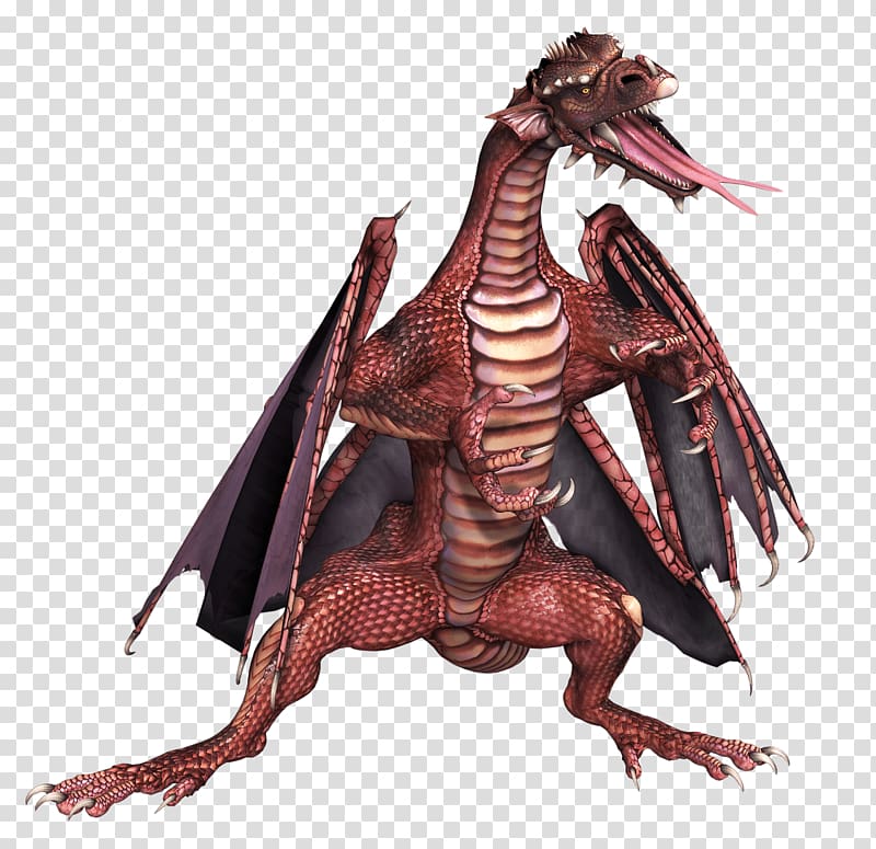 red dragon , Dragon Standing Up transparent background PNG clipart