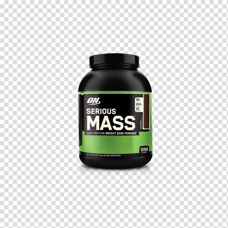 Dietary supplement Bodybuilding supplement Gainer Protein Optimum Nutrition Serious Mass, bodybuilding transparent background PNG clipart