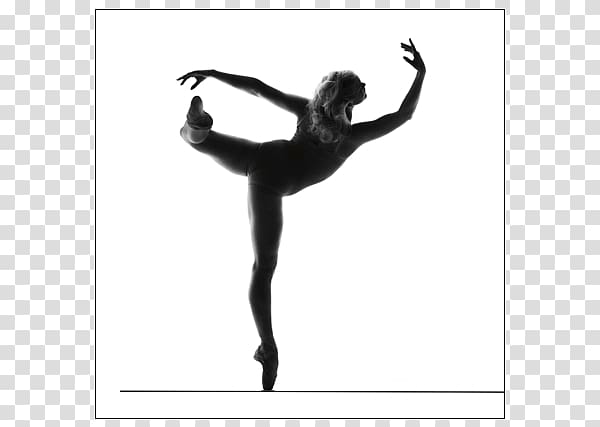 Modern dance Silhouette Black White, Dance poster transparent background PNG clipart