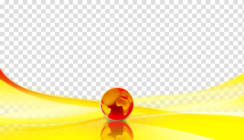Yellow Close-up Computer , Golden Earth transparent background PNG clipart