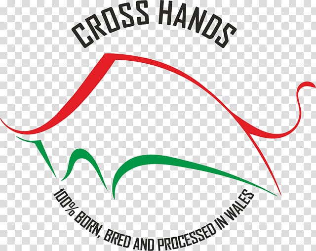 Cross Hands Brand Design Green, beef offals transparent background PNG clipart
