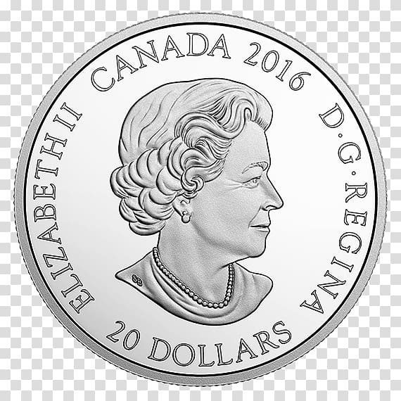 Dollar coin Silver 150th anniversary of Canada Money, diwali festival transparent background PNG clipart