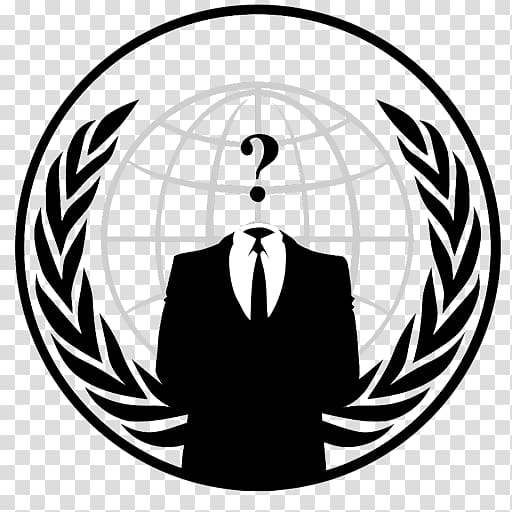 Anonymous Logo Security hacker Graphics, anonymous transparent background PNG clipart