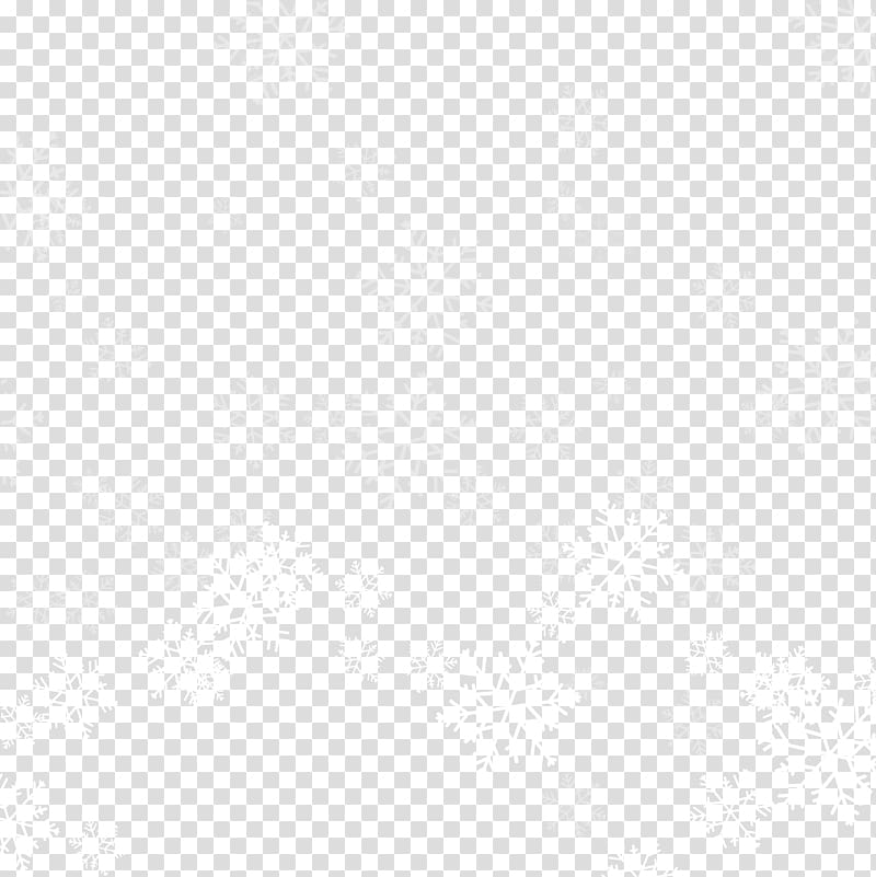 white snowflakes illustration, Black and white Line Angle Point, White, fresh, snow background transparent background PNG clipart