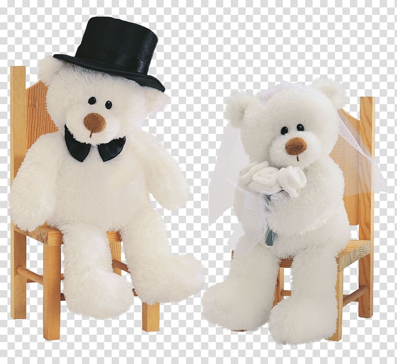 Teddy bear T-shirt Bride Stuffed Animals & Cuddly Toys, groom transparent background PNG clipart