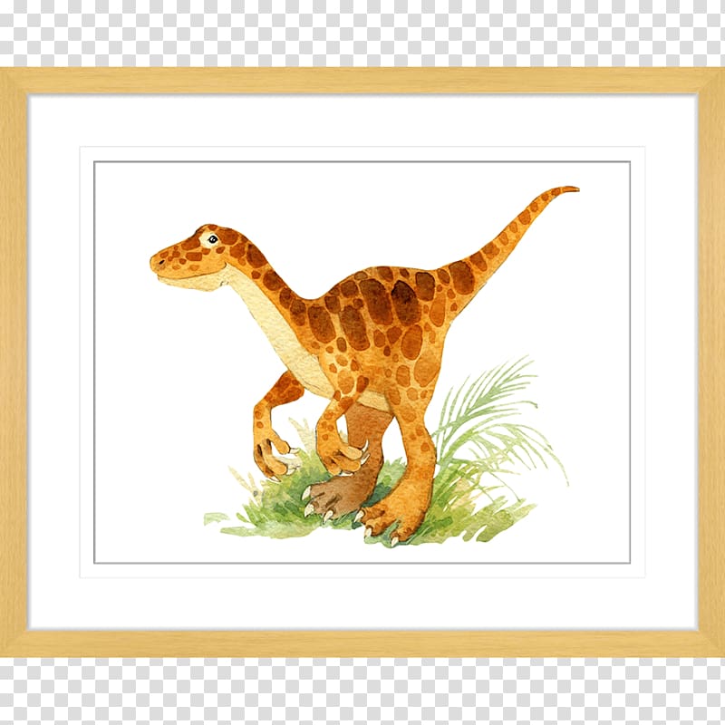 Velociraptor Dinosaur Drawing Watercolor painting, dinosaur transparent background PNG clipart
