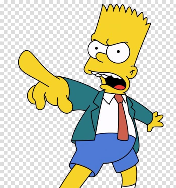 Bart Simpson Homer Simpson Marge Simpson Grampa Simpson , Bart Simpson transparent background PNG clipart