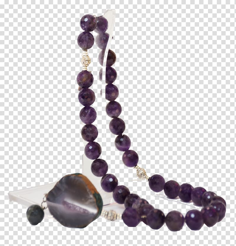 Amethyst Rosary Misbaha Gemstone Bead, gemstone transparent background PNG clipart