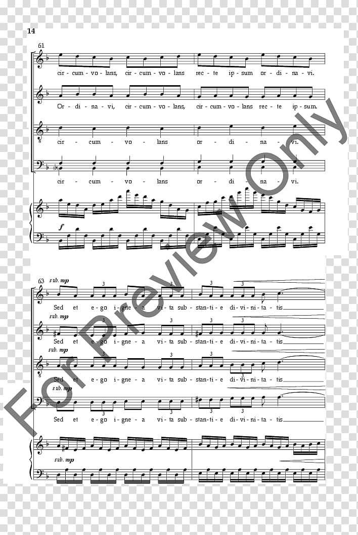 Sheet Music Choir J.W. Pepper & Son Jubilate Deo: I. Jubilate Deo, fiery concert transparent background PNG clipart