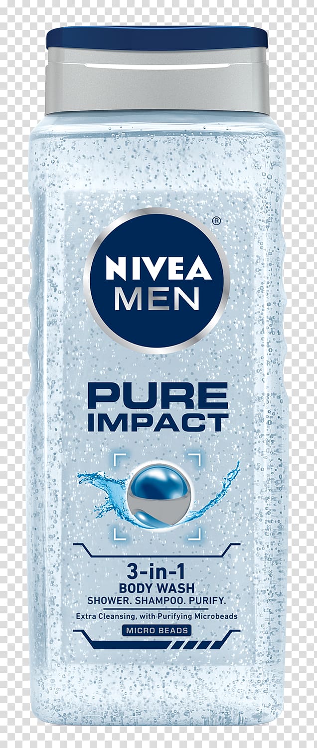 Lotion NIVEA Men Care Shampoo Pure Anti-Dandruff Shower gel Deodorant, shower-gel transparent background PNG clipart