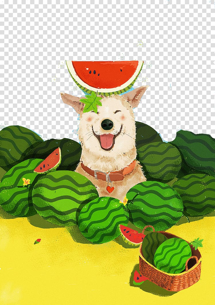 watermelon shiba inu transparent background PNG clipart watermelon shiba inu transparent background PNG clipart