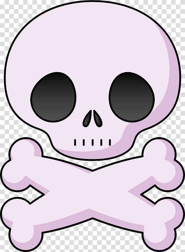 Skull and crossbones Human skull symbolism , Cartoon Skulls transparent background PNG clipart
