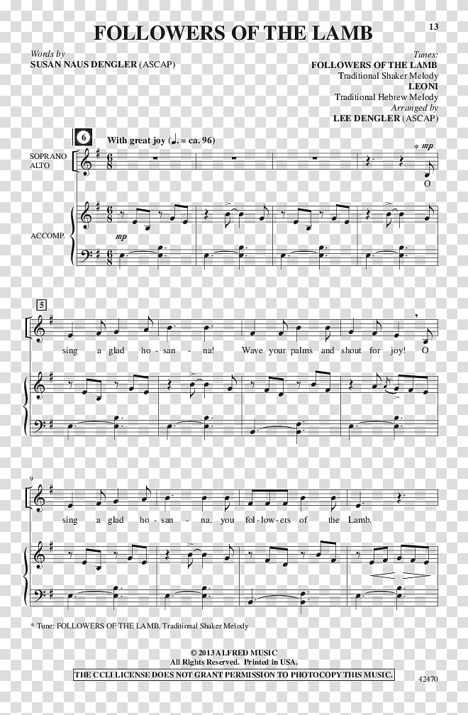 Sheet Music Choir Piano Part, HOLY WEEK transparent background PNG clipart