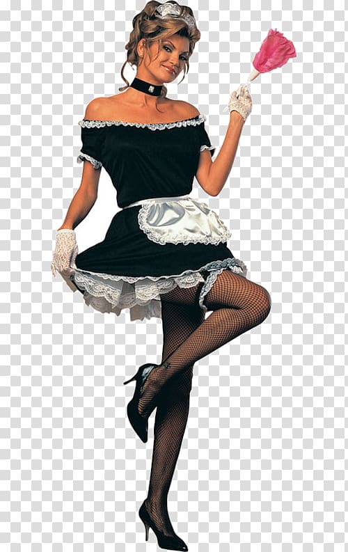 French maid Halloween costume Clothing Accessories, oktoberfest woman transparent background PNG clipart