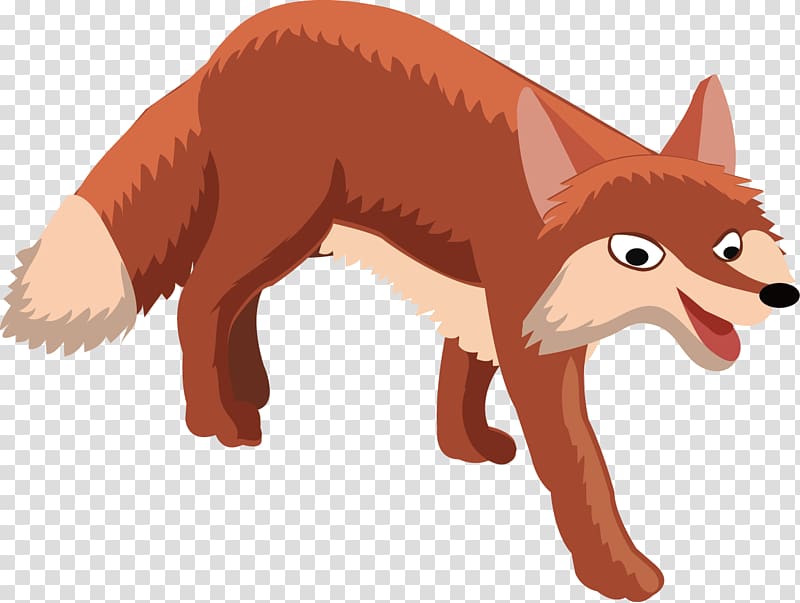 Silver Fox rabbit Red fox, Cartoon fox transparent background PNG clipart