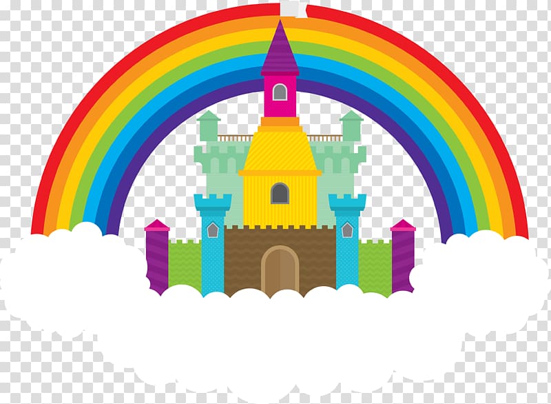 Rainbow Color Room Euclidean , Rainbow Castle transparent background PNG clipart