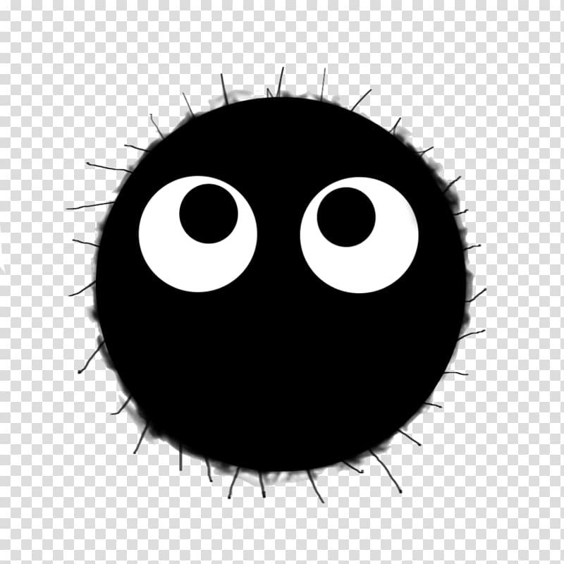 face , Susuwatari Gold Soot, totoro transparent background PNG clipart