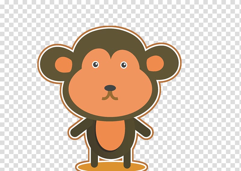 Cartoon Monkey , Cute monkey transparent background PNG clipart