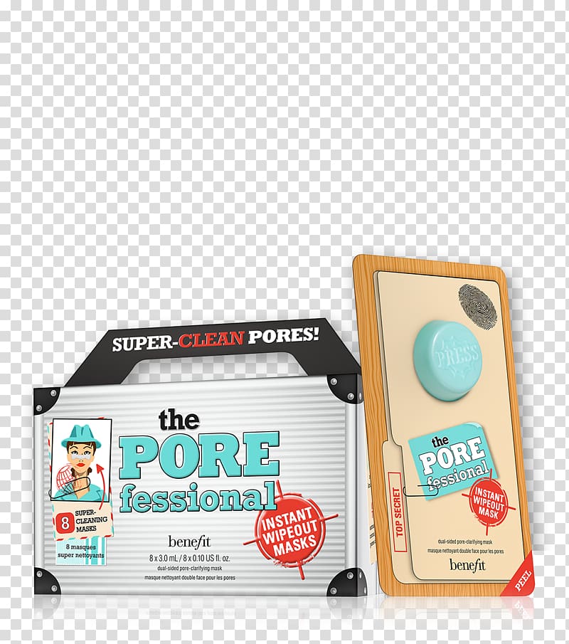 Benefit POREfessional Face Primer benefit The POREfessional Instant Wipeout Mask Benefit Cosmetics, mask transparent background PNG clipart