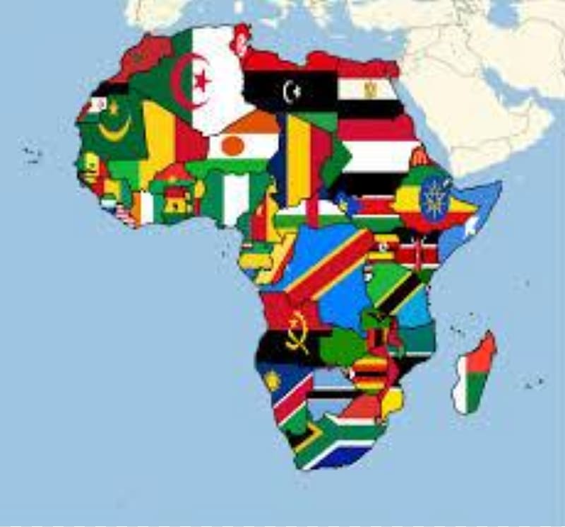 Uganda Nigeria Western Sahara Map Flag, Africa transparent background PNG clipart